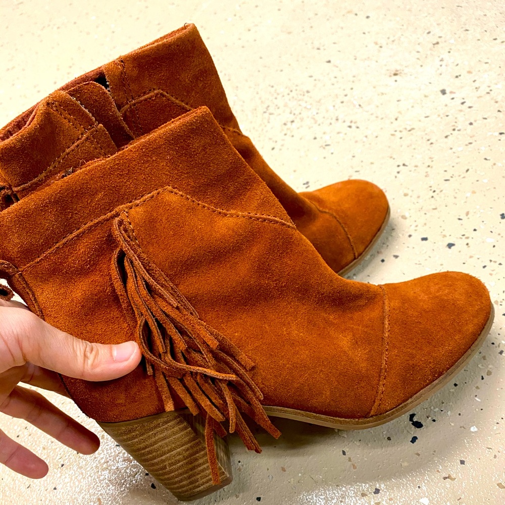 Toms Suede Leather Bootie